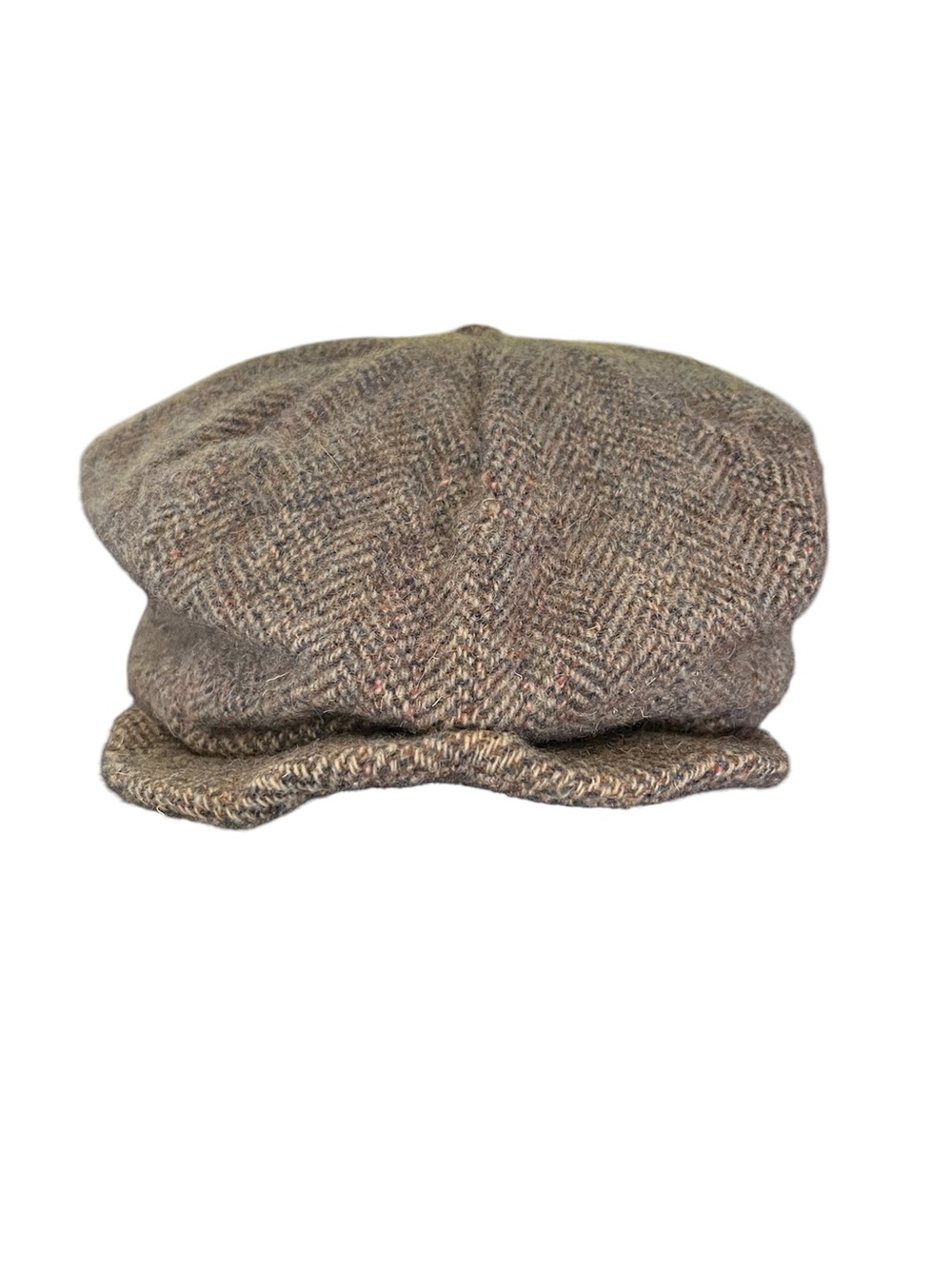 Pendleton Newsboy Cap Hat Sz XLarge 100% Pure Virgin Wool Cabbie Herringbone